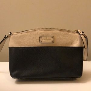 Kate Spade two-toned black & white crossbody
